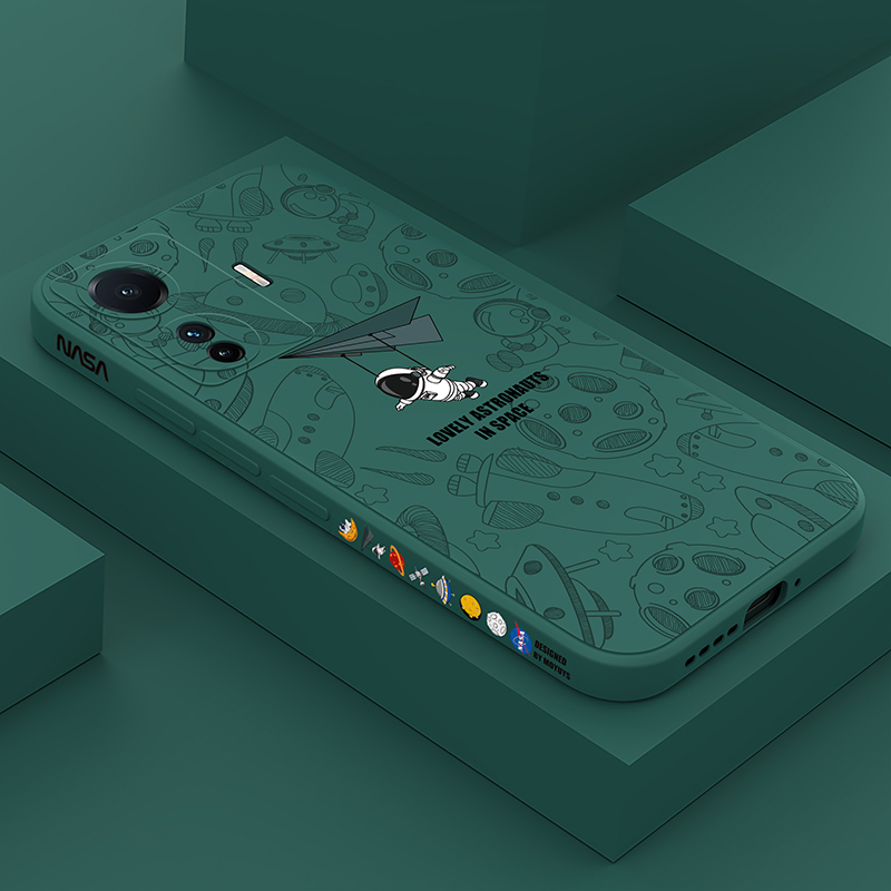 适用vivos15手机壳s15pro保护套新款S15 POR镜头全包防摔s12 pro潮牌男女款网红个性创意液态硅胶s12e爆款 - 图0