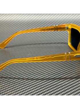 Persol PO3363S男太阳眼镜204 S3 Miele黄色蓝色偏光中性