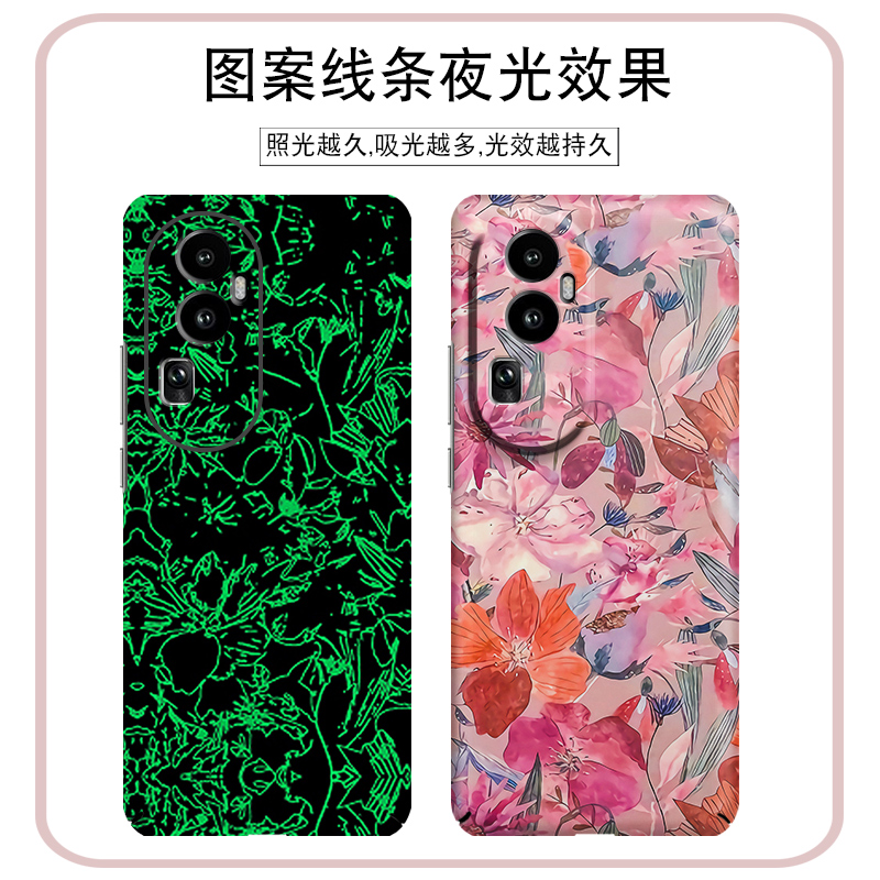 油画繁花似锦适用OPPOReno11手机壳新款Reno10pro+全包镜头防摔9/8超薄硬壳Reno7小清新女款Reno6创意保护套 - 图0