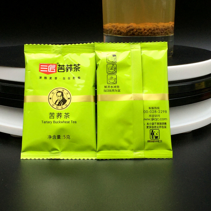 三匠苦荞茶200g独立包装礼盒四川大凉山荞麦茶麦香型苦荞茶小袋装 - 图2