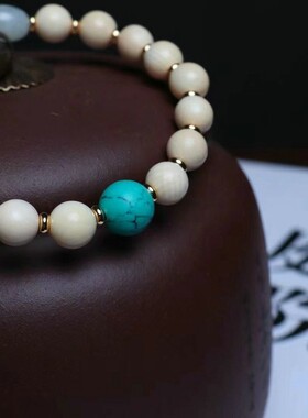 猛犸记猛犸象牙绿松石中国风