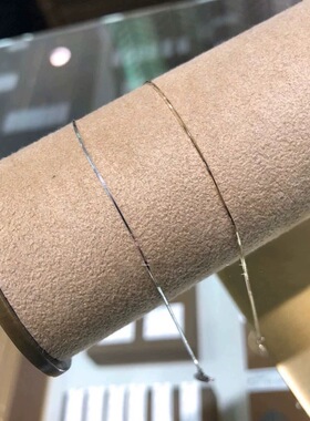 极细蛇骨手链s925纯银镀金冷淡极简小众设计百搭通勤叠戴素链手饰