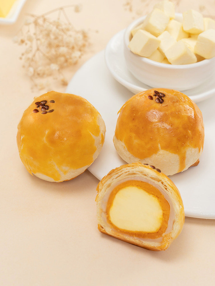 轩妈家蛋黄酥早餐休闲食品送礼芝士 轩妈食品传统糕点