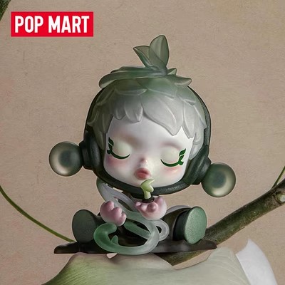 POPMART泡泡玛特Skullpanda庭前墨梅系列SP手办公仔盲盒娃娃玩具 - 图0