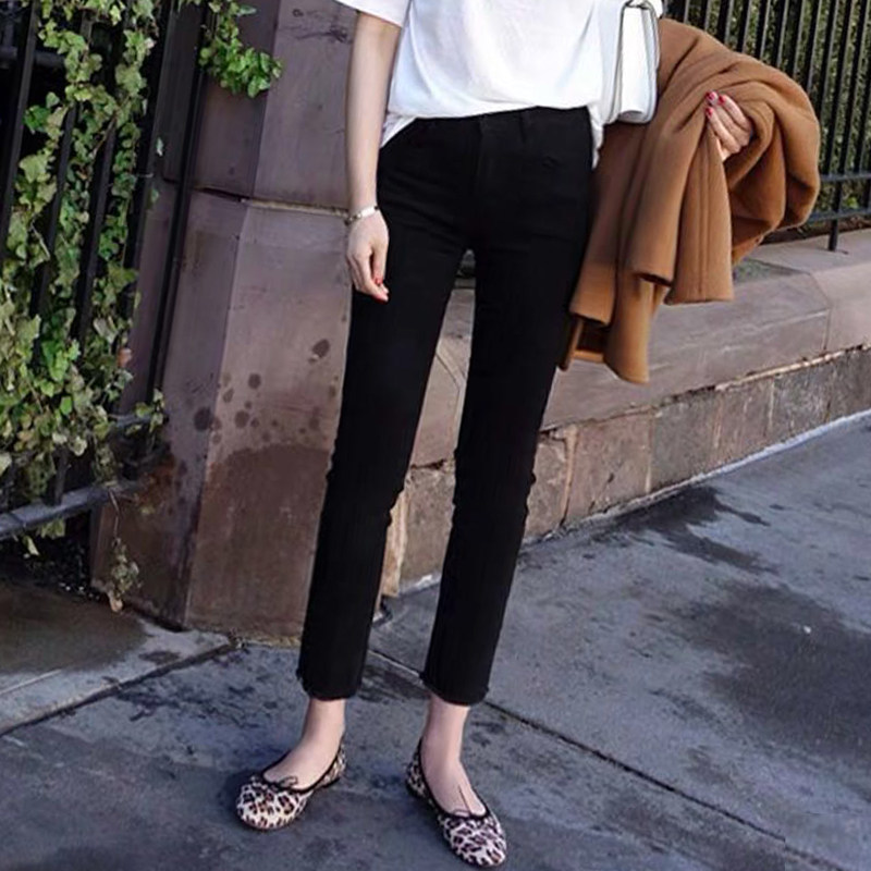 黑色直筒宽松夏薄款2020年牛仔裤 媛纪女装牛仔裤