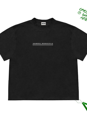 重磅Futoku赛博朋克动漫印花图案Short Sleeve Tee街头短袖上衣