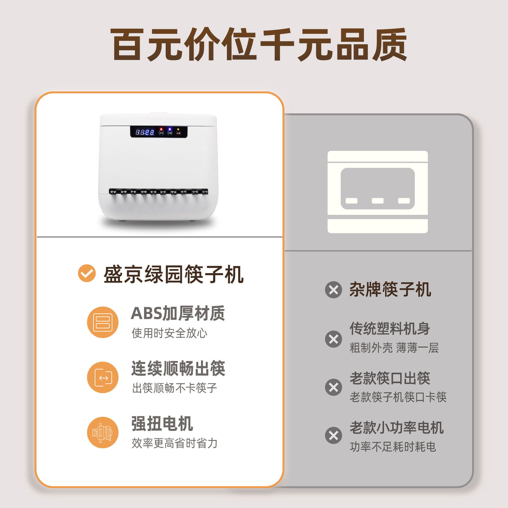 盛京绿园筷子消毒机全自动商用餐厅筷子机器柜盒包邮送200双智能 - 图1