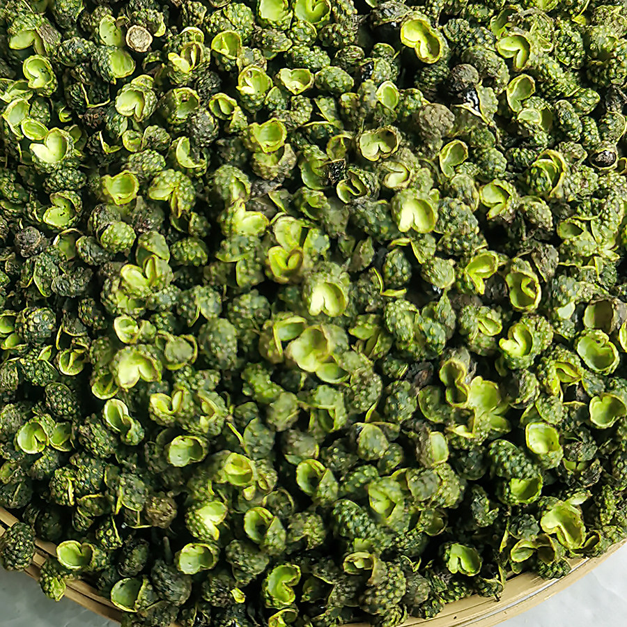 青花椒500g干青麻椒特麻生花椒四川特产散装绿花椒粒藤椒绿麻椒_虎窝淘