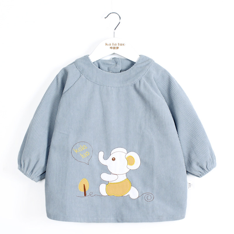 宝宝罩衣儿童秋冬新款灯芯绒防水吃饭衣 婴幼儿围兜 幼儿园护衣,淘宝优惠券,粉丝福利购,淘宝优惠卷