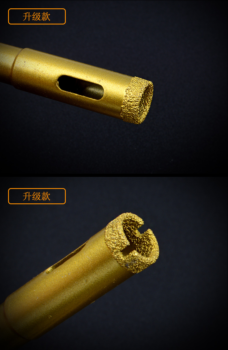 钎焊瓷砖钻头6 8 1012mm大理石开孔器钻头陶瓷玻璃瓷砖开孔器钻头 - 图3