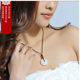 Tianmiao Jade Factory Gold Silk Jade Pendant Peace Button Gobi