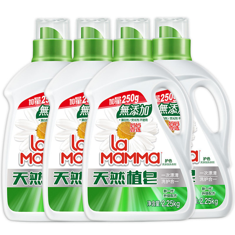 妈妈壹选天然18斤旗舰店爆款洗衣液 妈妈壹选日化常规洗衣液