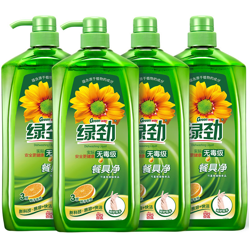 绿劲餐具净果蔬清洗剂洗涤洗洁精 妈妈壹选日化洗洁精