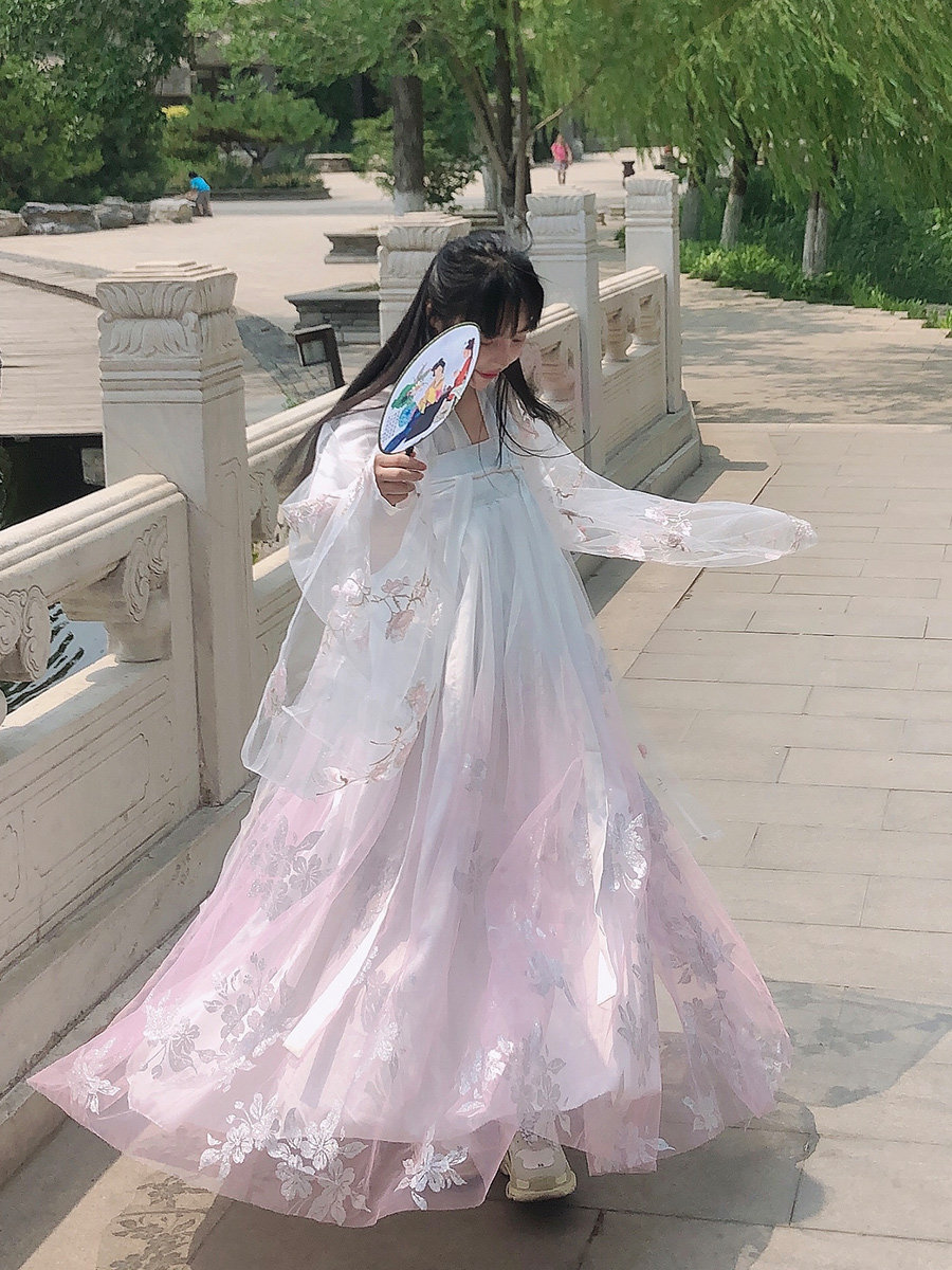 古装正品原创白菜夏季仙气飘逸汉服 宝朵妮汉服