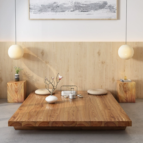 Японская стиль татами кровать с твердым деревянным кроватям.