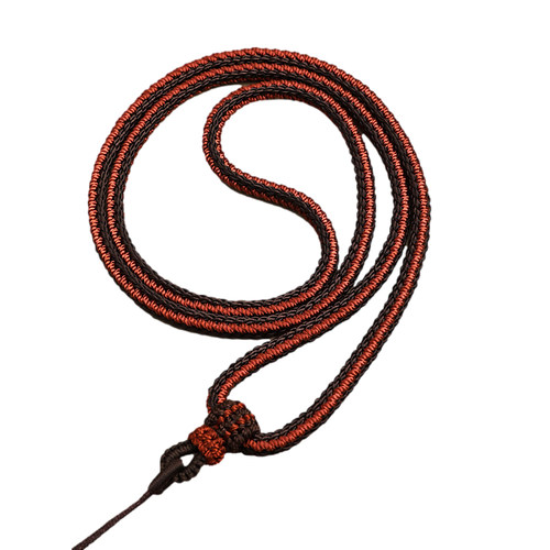 高档粗款项链绳貔貅挂绳玉佩绳子蜜蜡平安扣吊坠挂件绳纯手工编绳 - 图3