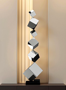 轻奢客厅玄关壁龛摆件搬家礼物