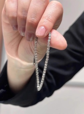闪耀满分叠戴能手轻奢闪钻简约气质个性高级感百搭手链女