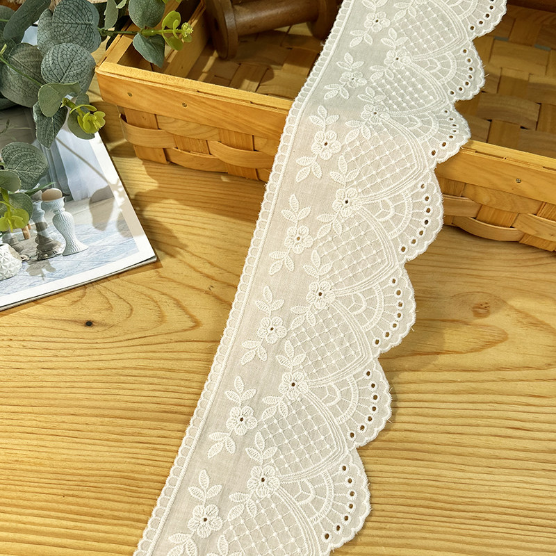 纯棉全棉镂空刺绣布艺diy森系田园布料沙发服装衣裙下摆装饰辅料,淘宝优惠券,粉丝福利购,淘宝优惠卷