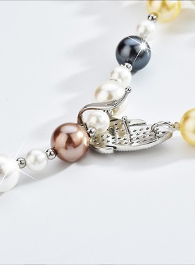 酷瑞莎圆珠链女漂亮项链