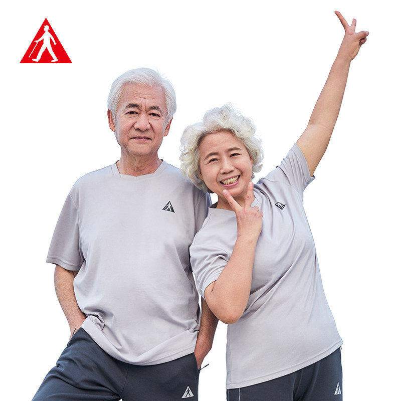 足力健官方旗舰店2022年爸爸t恤 足力健T恤