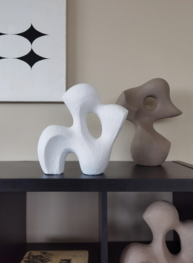 陶瓷侘寂风简约民宿样板间摆件