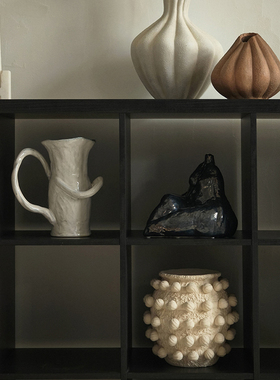 侘寂风玄关客餐厅书房艺术摆件