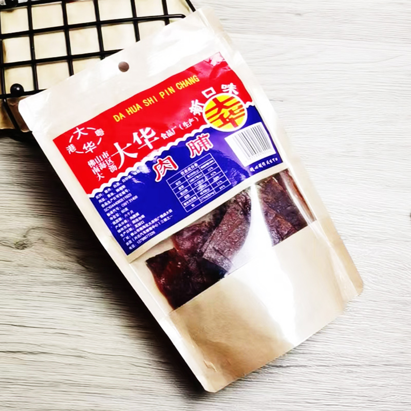 港粤广东特产大华肉脯60g袋装手撕猪肉干儿时怀旧零食休闲小吃 - 图2