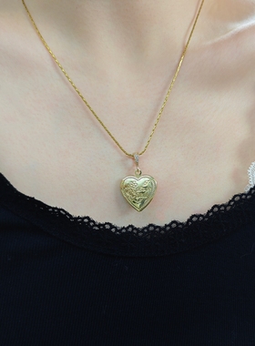 可拆卸ins风吊坠天然母贝金币十字架复古叠戴多层项链锁骨链女