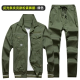 Летний тонкий комбинезон, хлопковый комплект, камуфляжный лонгслив для отдыха, рабочая одежда