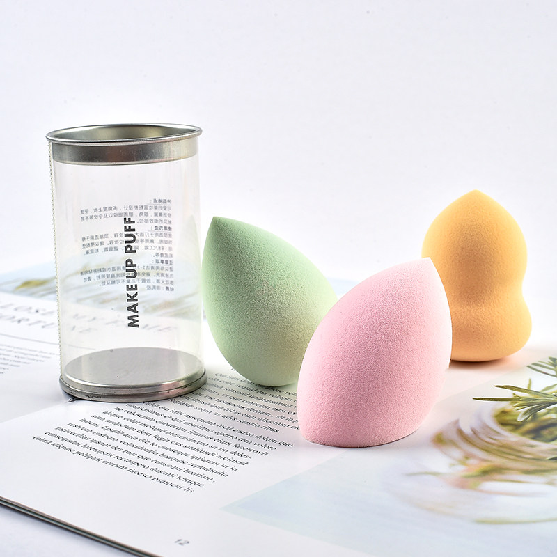 美妆蛋超软不吃粉葫芦水滴斜切型干湿两用化妆工具海绵粉扑收纳盒,淘宝优惠券,粉丝福利购,淘宝优惠卷