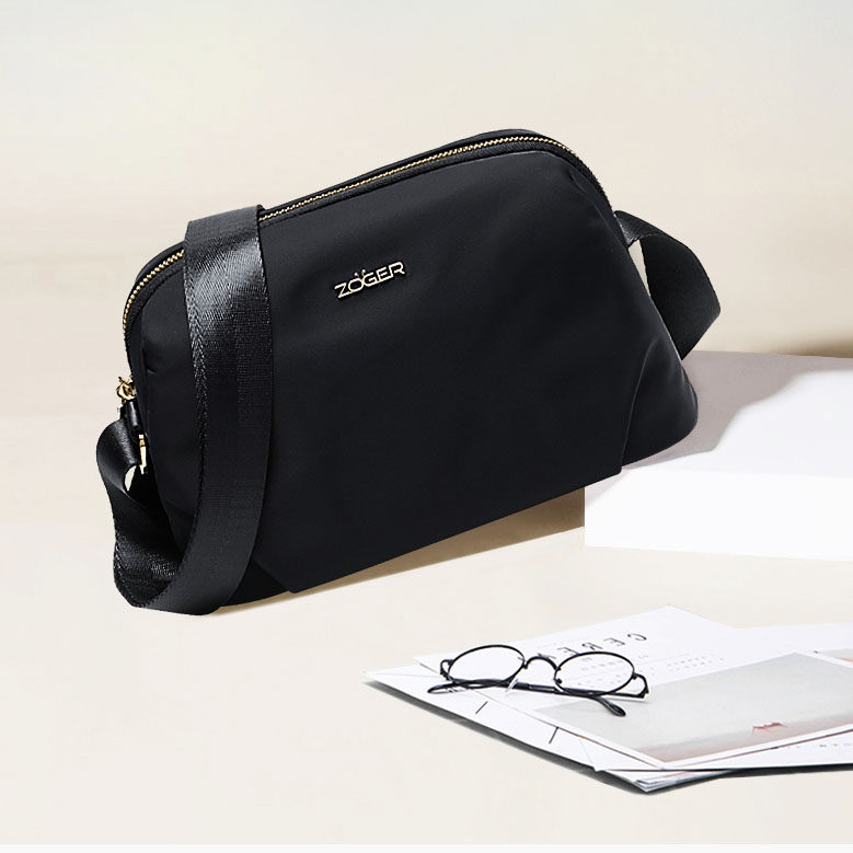 2021夏新款女士大容量帆布斜挎小包 zoger女士包袋
