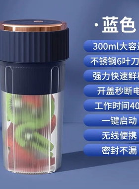 新款包邮榨汁杯充电电动榨汁机小