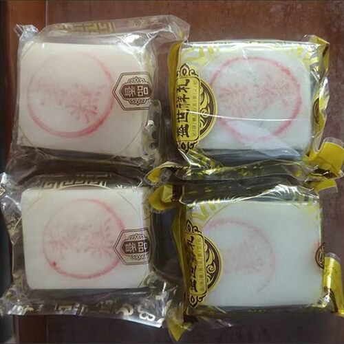 潮汕特产小吃素糕 绿豆沙朥糕 方形乌豆饼 素食低糖糕点零食茶点 - 图1