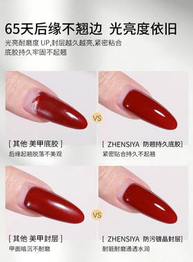 底胶封层甲油胶镀晶磨砂加固胶