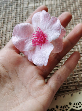 花海大世界蝴蝶兰绒布绢花头饰