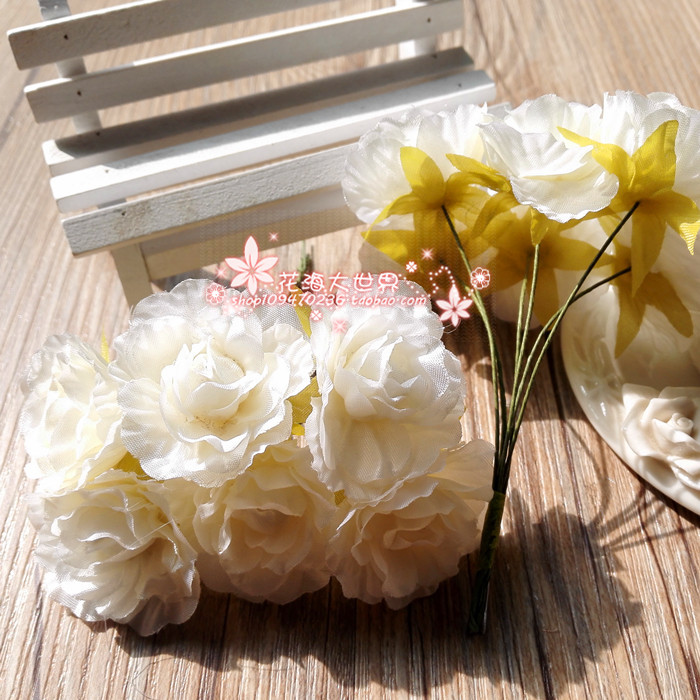 朵 6 手工制作配件花朵仿真花假花花环材料网拍道具布艺花朵一束 DIY 朵 6 手工制作配件花朵仿真花假花花环材料网拍道具布艺花朵一束 DIY