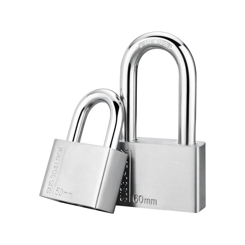 304不锈钢挂锁家用防水防锈大门锁防盗锁头户外锁具门防撬仓库锁 - 图3