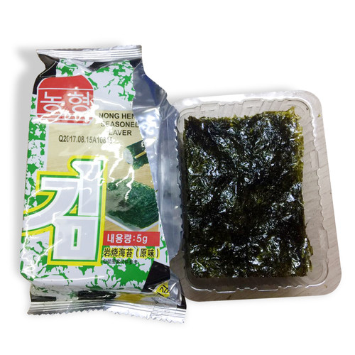 农亨岩烧海苔4*13.5g儿童即食营养拌饭寿司海苔休闲办公零食包邮 - 图0