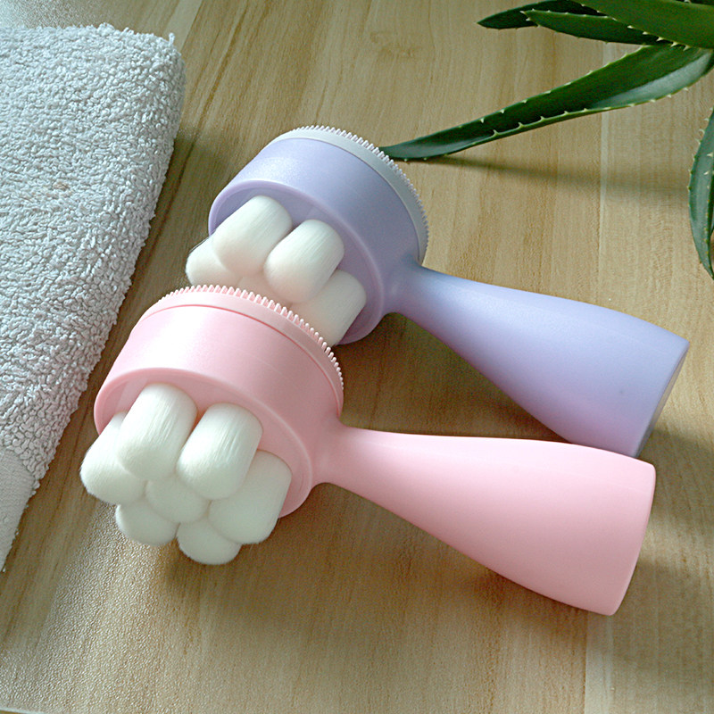 新品双面洗脸刷软毛硅胶洗脸仪手动洁面刷洗脸神器深层清洁毛孔,淘宝优惠券,粉丝福利购,淘宝优惠卷