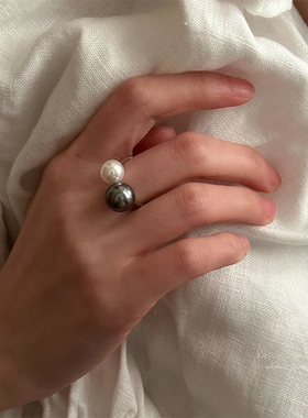 KEAIs925纯银开口戒指新中式