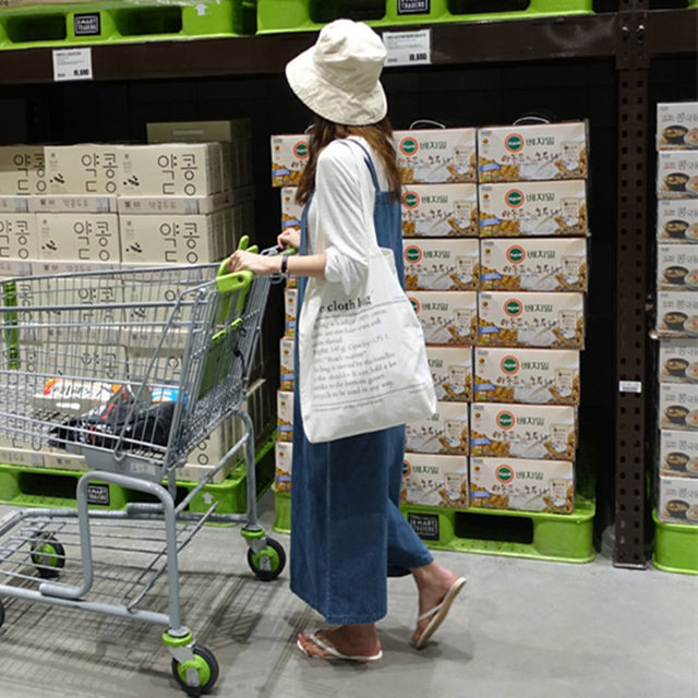 Denim suspenders spring and summer Korean style bf student suspenders