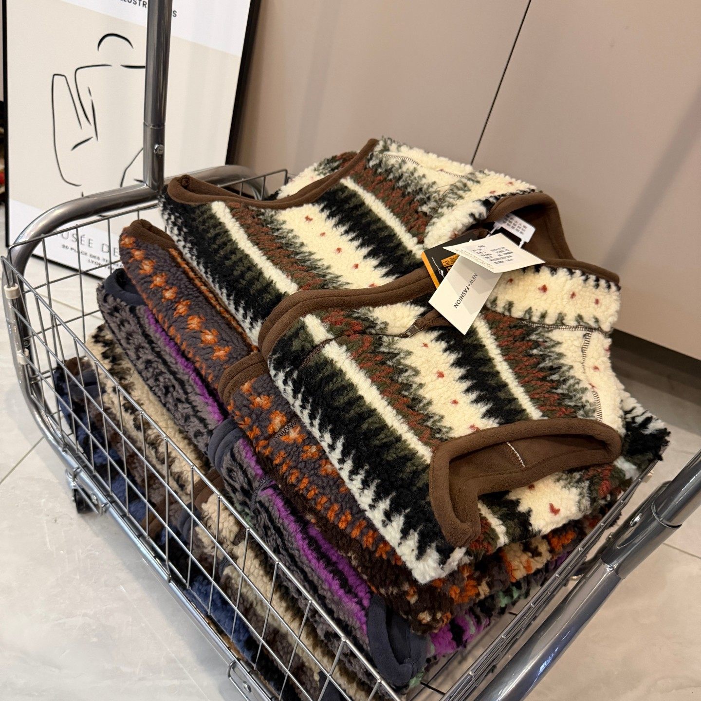 渠道牛货！费尔岛仿羊羔毛！男女双面蓄热绒加厚保暖叠穿马甲外套,淘宝优惠券,粉丝福利购,淘宝优惠卷