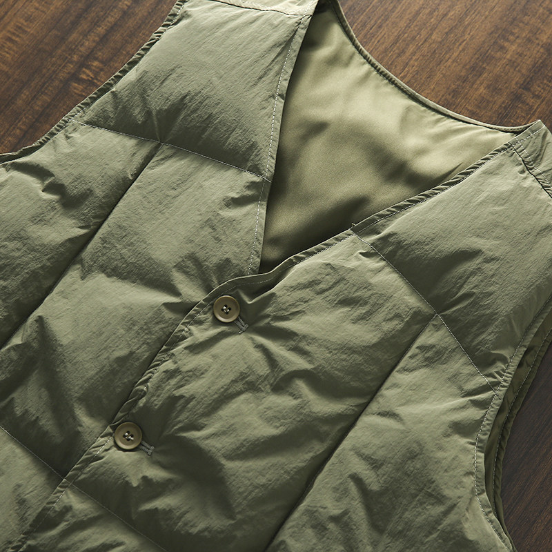 巨厚实-！防风抗水！冬季户外男士加厚保暖户外休闲V领棉衣马甲潮,淘宝优惠券,粉丝福利购,淘宝优惠卷