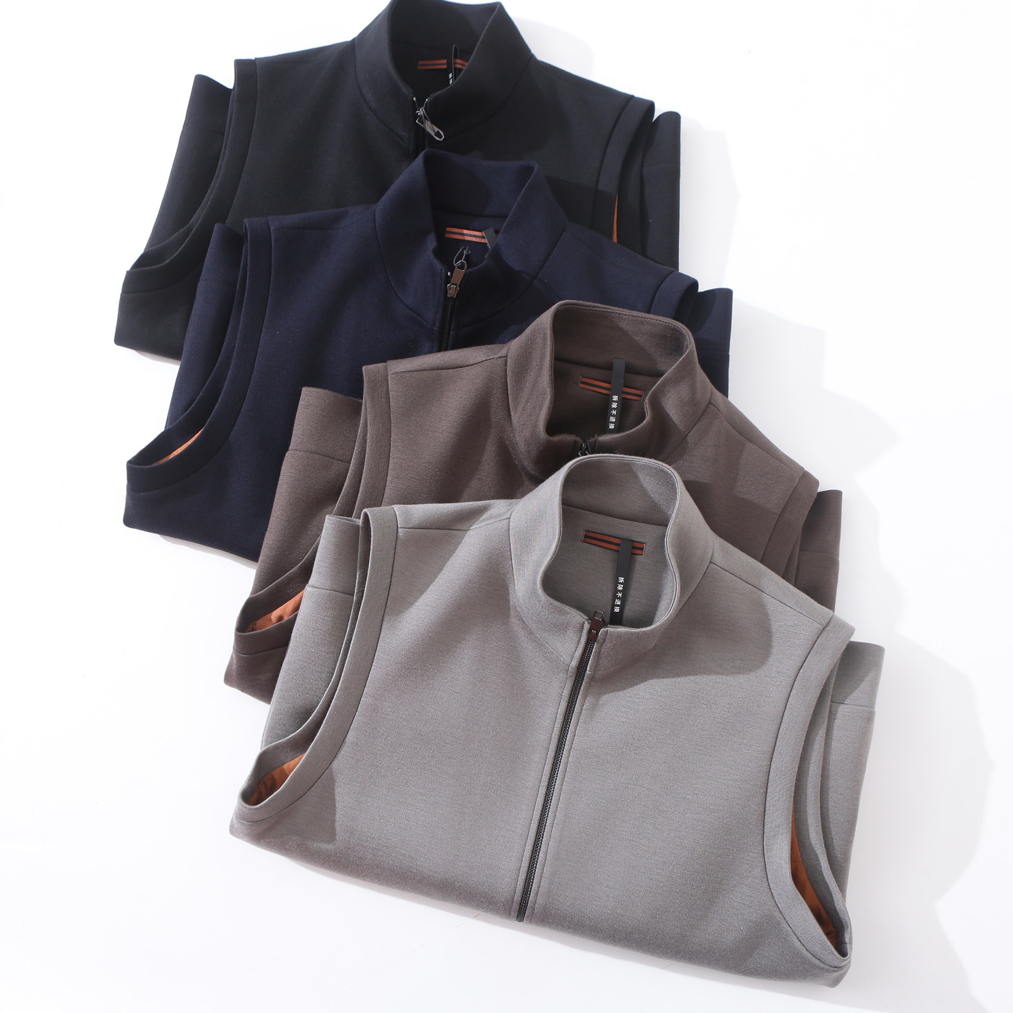 意式轻奢！羊毛混纺！秋冬男士立领弹力百搭商务休闲针织马甲背心,淘宝优惠券,粉丝福利购,淘宝优惠卷