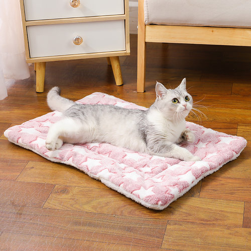 狗垫子四季通用猫垫子睡觉用宠物睡垫猫狗窝地垫猫咪毯子冬季保暖-图1