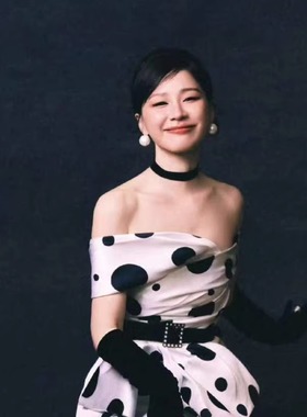 金靖同款赫本风黑丝绒choker项链