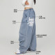 CBXLAB hip-hop ຍີ່ຫໍ້ trendy jeans hip-hop ສີຟ້າ