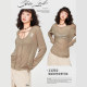CBXLAB hip-hop ຍີ່ຫໍ້ trendy reversible cloud-like silky lazy ແຂນຍາວອອກເລັກນ້ອຍຮ້ອນສາວ sexy blouse
