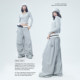 CBXLAB ຮິບຮັອບຍີ່ຫໍ້ດັງ trendy breathing side buckle hip-hop personality dance trousers jazz casual pants trendy